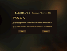 Tablet Screenshot of fleshcult.com